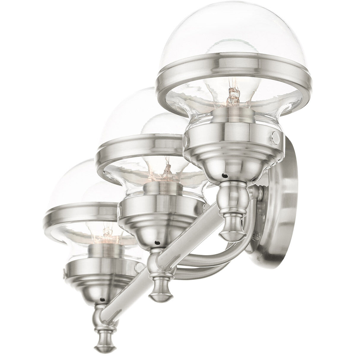 Oldwick 3 Light 24 inch Brushed Nickel Vanity Sconce Wall Light