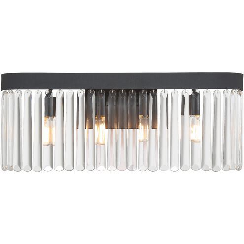 Emory Sconce Wall Light in Black Forged