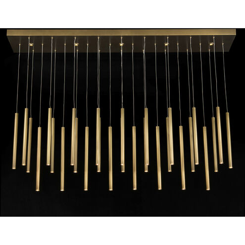 Hans LED 35 Light Brass Chandelier Ceiling Light