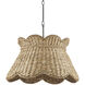 Annabelle 1 Light 24.25 inch Mole Black Pendant Ceiling Light, Large, Suzanne Duin Collection