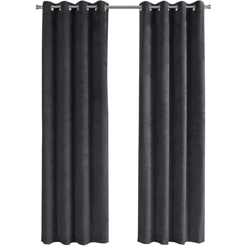 Swatara Grey Curtain Panel, 2-Piece Set