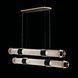 Bond LED 60 inch Black and Gold Pendant Ceiling Light