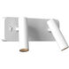Enna 5.63 inch Matte White Interior Reading Light Wall Light