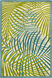 Rain 96 X 60 inch Grass Green Outdoor Rug in 5 x 8, Rectangle