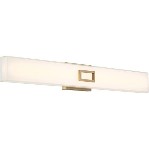 Restore LED Antique Brushed Brass Bath/Vanity Wall Light