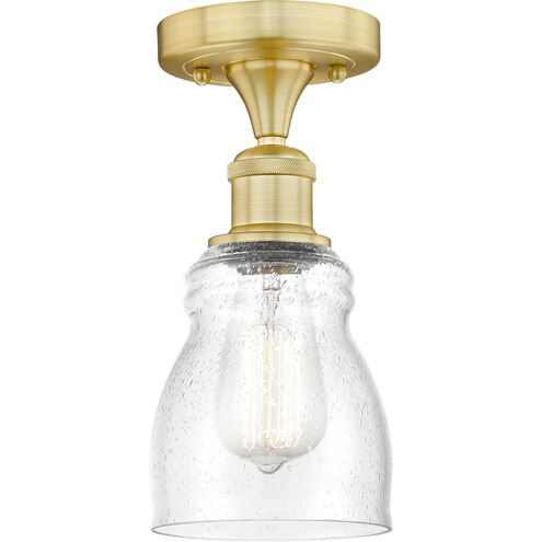 Ellery 1 Light 4.75 inch Satin Gold Semi-Flush Mount Ceiling Light