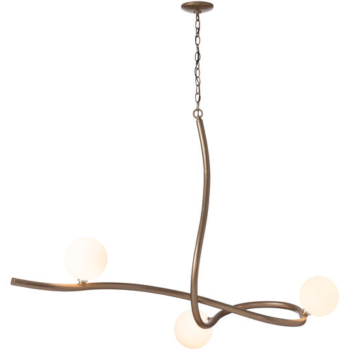 Slide 3 Light 45.2 inch Soft Gold Pendant Ceiling Light