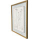 Botanical Sketch III Gray and Beige and Neutral and Sepia Framed Art