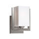 Signature 1 Light 7 inch Brushed Nickel Wall Sconce Wall Light