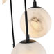Nightfall 7 Light 18.5 inch Black Pendant Ceiling Light