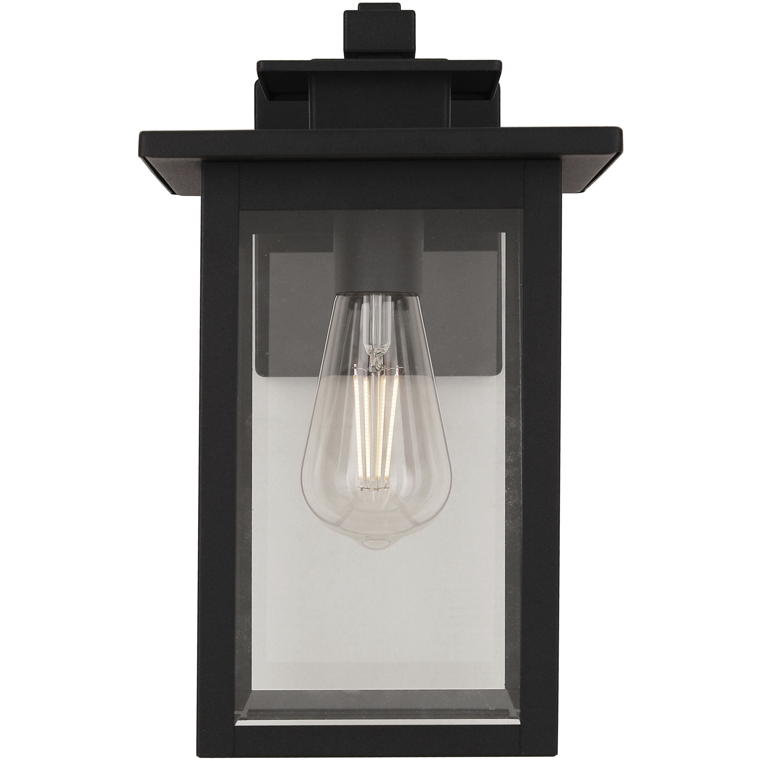Rock Creek 1 Light 12 inch Textured Black Outdoor Wall Lantern
