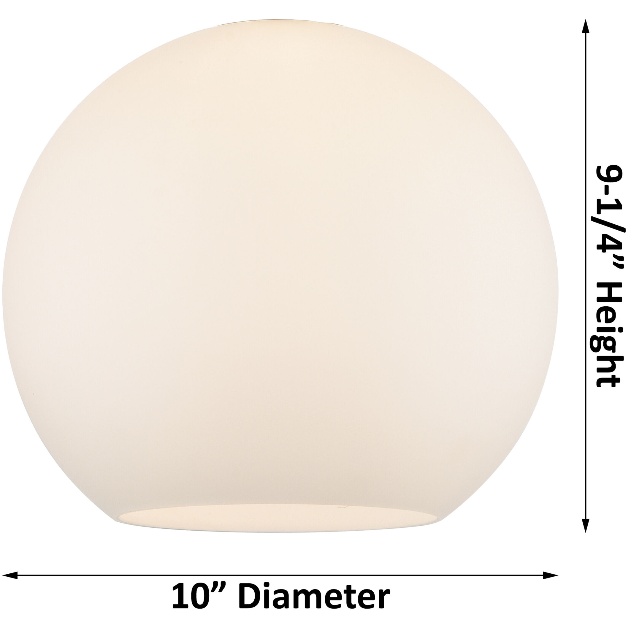 Edison Athens 1 Light 10 inch Matte Black Semi-Flush Mount Ceiling Light in Matte White Glass