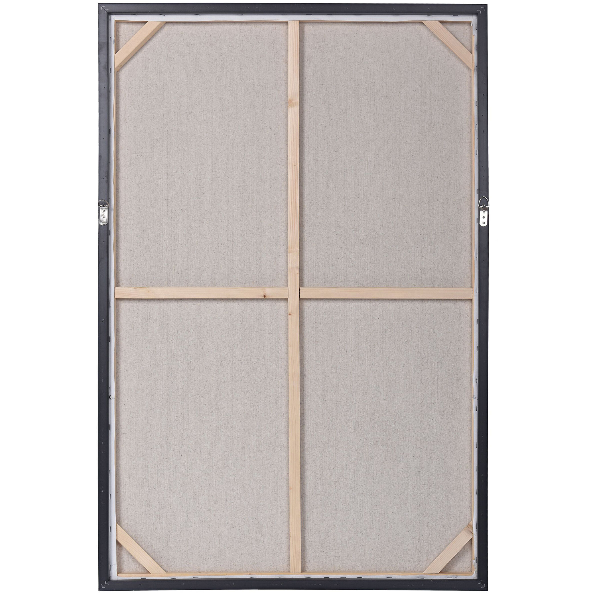 Rudiment II White-Grey-Silver-Acrylic Accents Wall Art