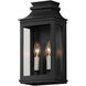 Savannah VX 2 Light 15.25 inch Black Oxide Outdoor Wall Mount