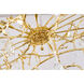 Canada 14 Light 24 inch Solid Brass Chandelier Ceiling Light