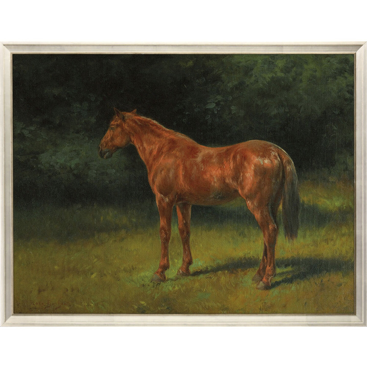 Animals Brown and Green and Multi and Neutral Framed Art