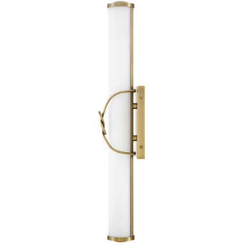 Kitts LED 23.5 inch Lacquered Brass Bath Light Wall Light