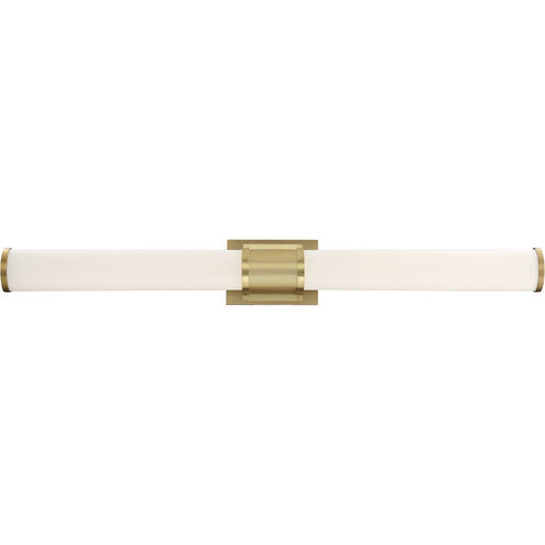 Caper LED 36 inch Brushed Brass Vanity Light Wall Light