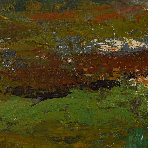 Cameron Blue and Green and Multicolor and Gold Wall Art