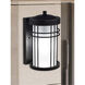 Springdale 1 Light 14 inch Black Gold Outdoor Wall Sconce