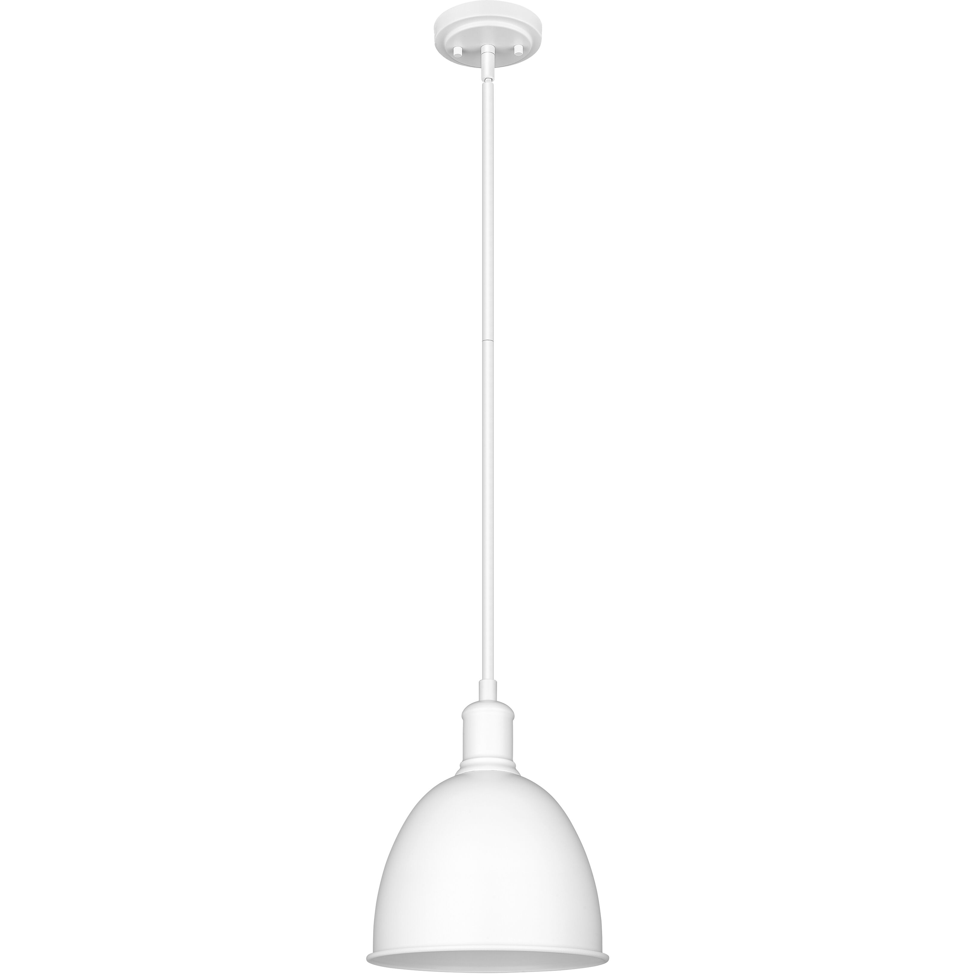 Sawyer 1 Light 8.25 inch Satin White Pendant Ceiling Light