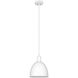 Sawyer 1 Light 8.25 inch Satin White Pendant Ceiling Light