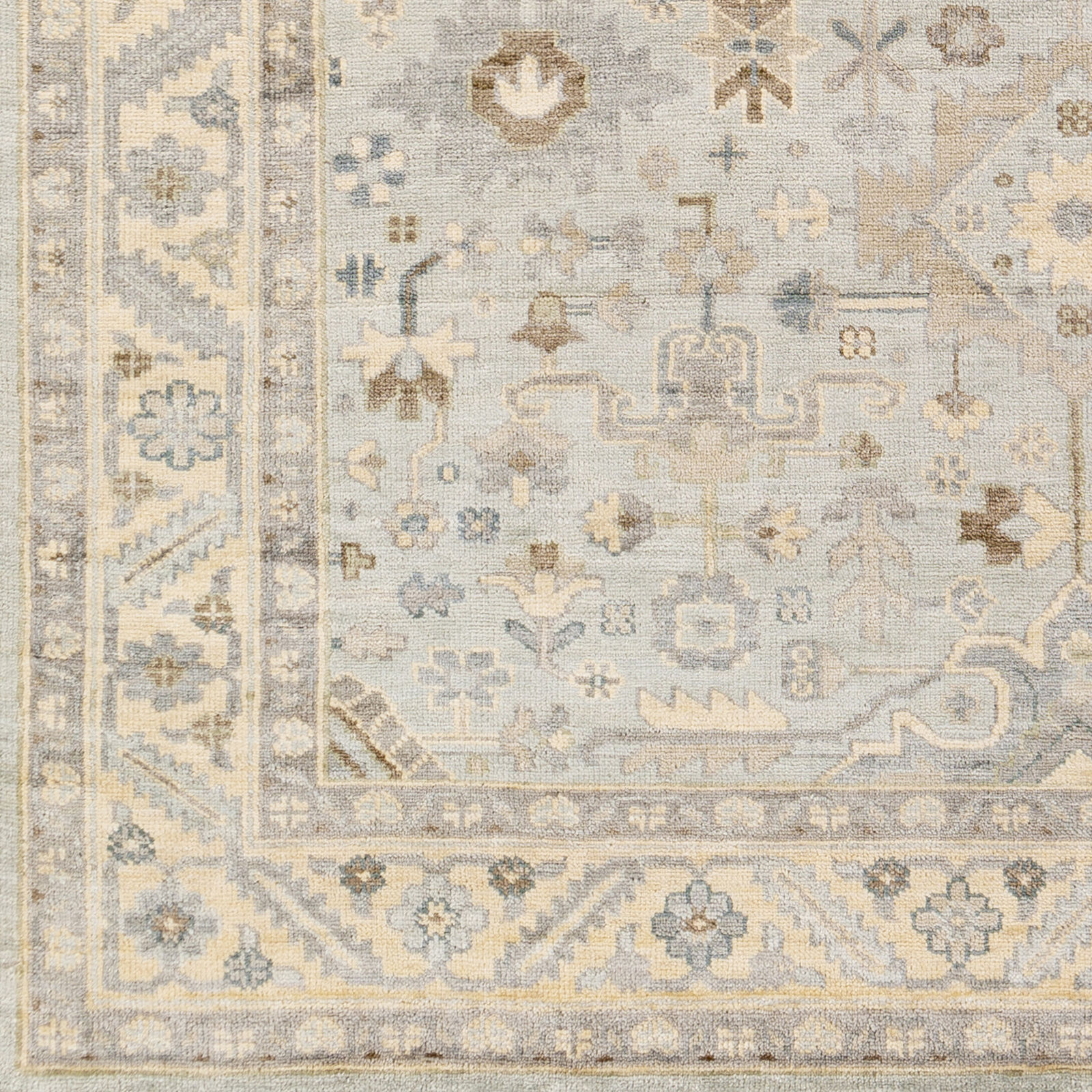 Sabine 36 X 24 inch Ice Blue Rug in 2 x 3, Rectangle