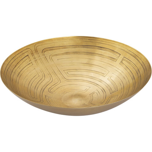Maze Antique Brass Centerpiece