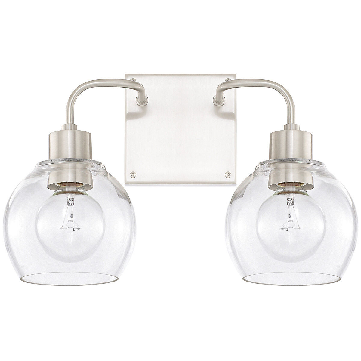 Tanner black wall light top