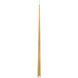 Cascade LED 1.5 inch Aged Brass Pendant Ceiling Light in Round, 37in.