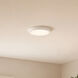 Stella LED 7 inch White Flush Mount Ceiling Light, Essentials