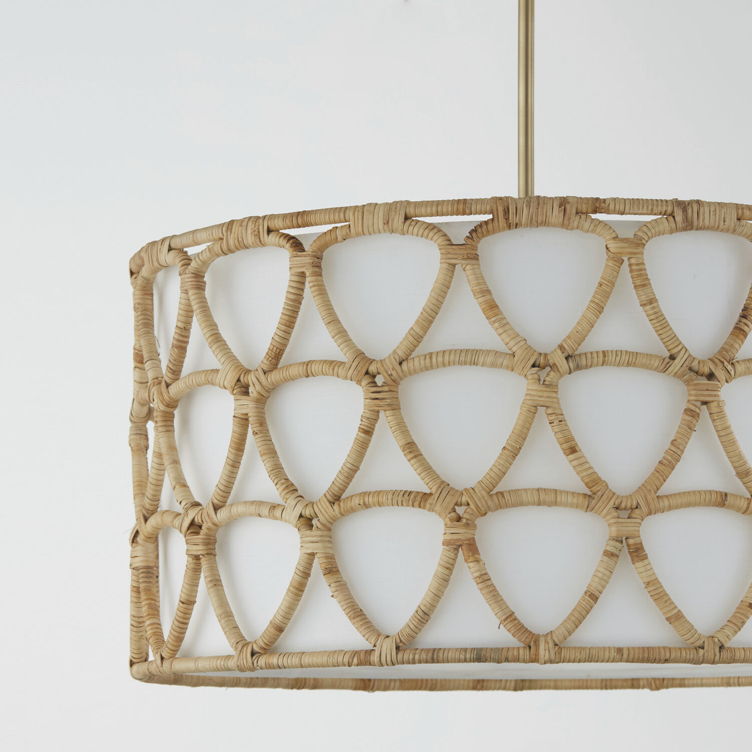 Tulum 4 Light 24.5 inch Matte Brass Pendant Ceiling Light