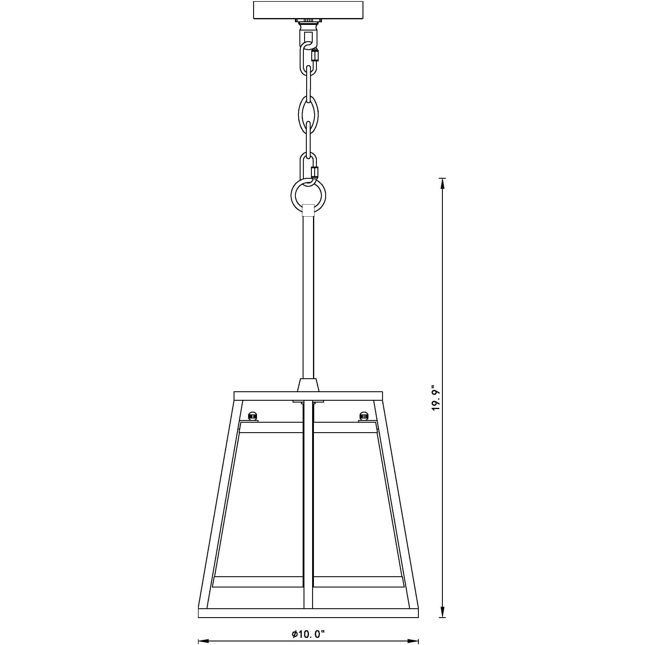 Lenyx 1 Light 10 inch Iron Ore Pendant Ceiling Light