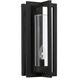 Kent 1 Light 15 inch Black Outdoor Wall Lantern