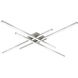 Vega Minor LED 46.5 inch Brushed Nickel Flush Mount Ceiling Light