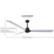 Atlas Alessandra 72 inch Brushed Nickel Indoor/Outdoor Ceiling Fan