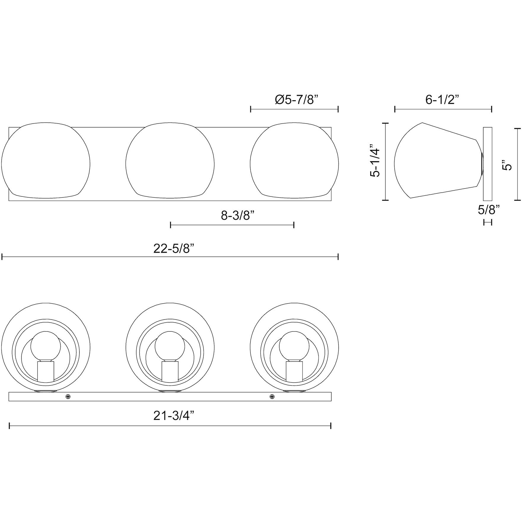 Alora Mood Willow Bath Vanity Light Wall Light in Matte Black, Smoked Glass