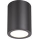 Harley 1 Light 5 inch Bronze Flush Mount Ceiling Light