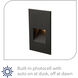 Tyler 120 3.8 watt Black Step and Wall Lighting in 3000K, WAC Lighting