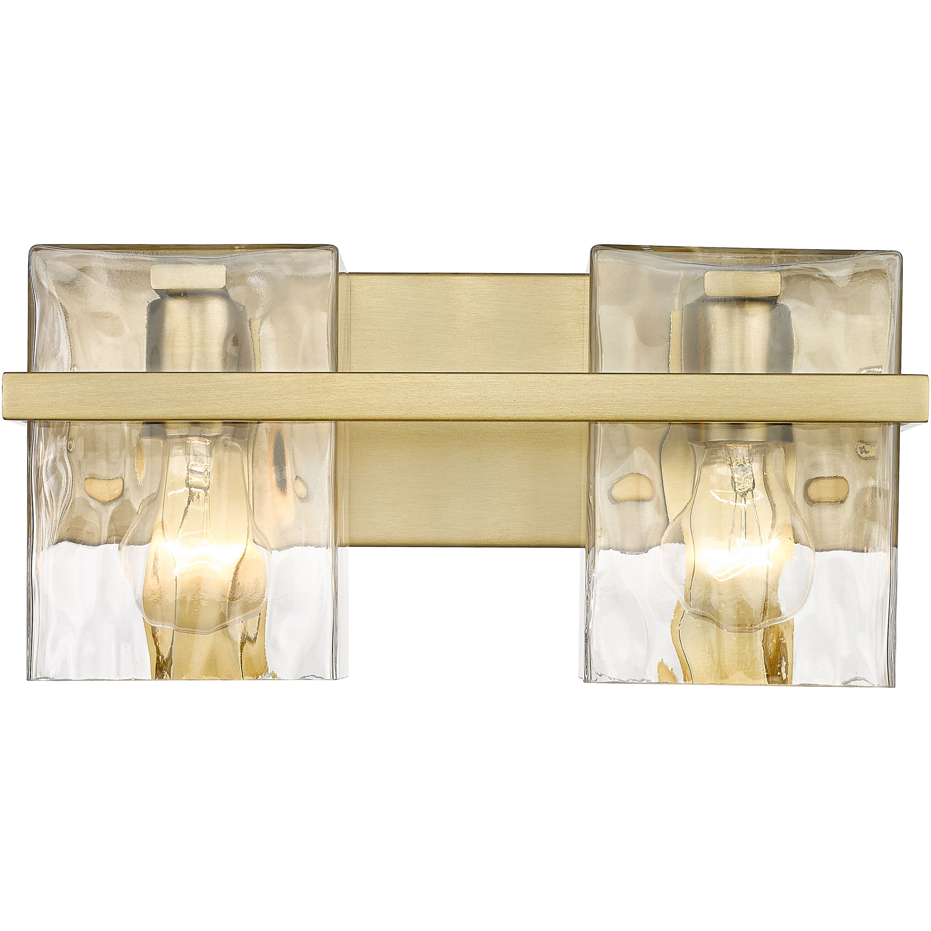 Bennington 2 Light 14.25 inch Modern Gold Vanity Wall Light