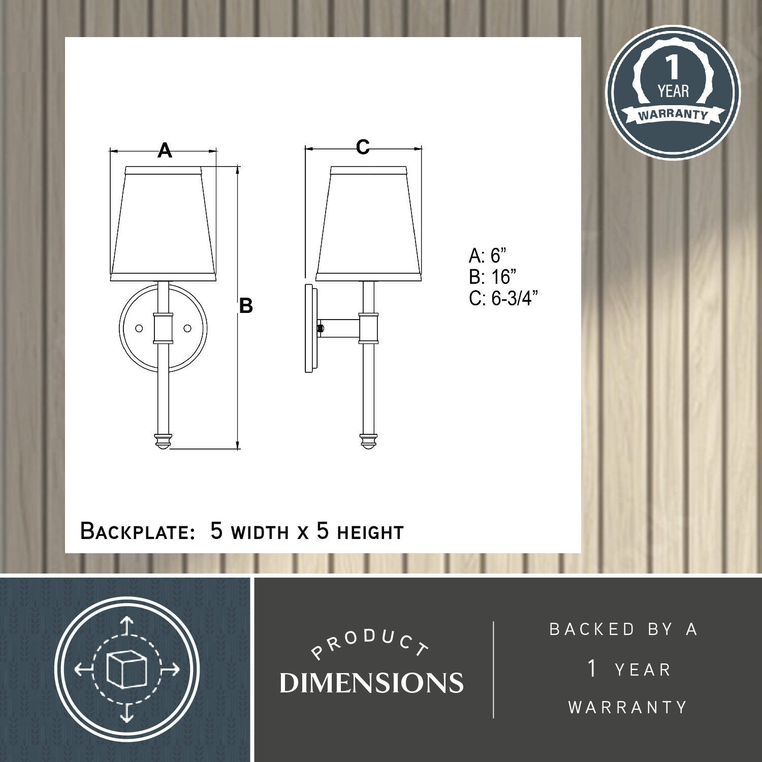 Ritz LED 6.75 inch Satin Nickel Bathroom Light Wall Light