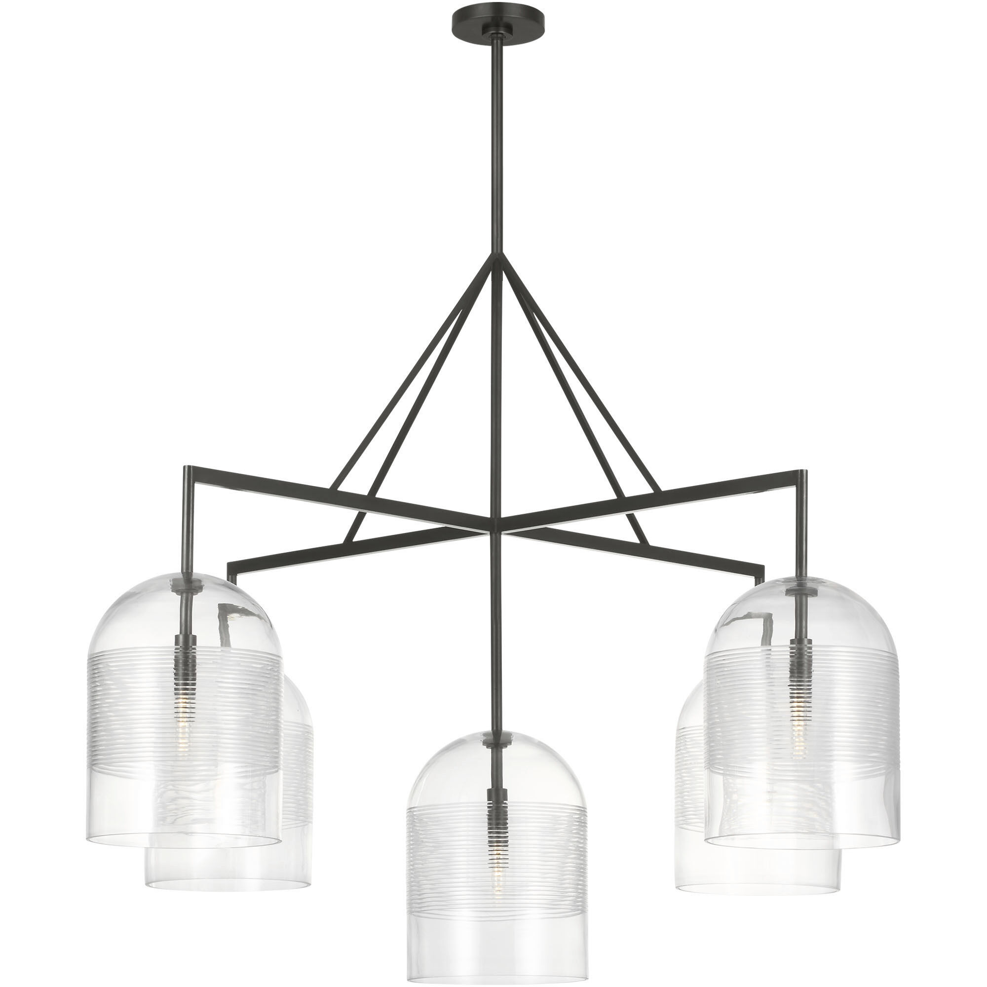 Sean Lavin Leano 5 Light 52 inch Bronze Chandelier Ceiling Light