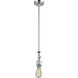 Franklin Restoration Bridgeton 1 Light 12 inch Polished Chrome Mini Pendant Ceiling Light in Incandescent, Matte White