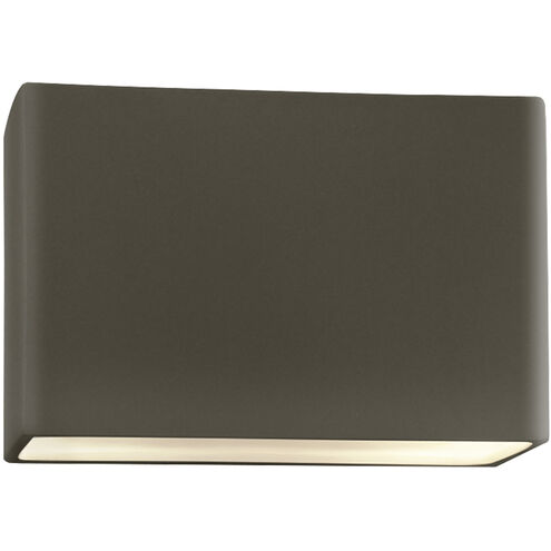 Ambiance 2 Light 12 inch Pewter Green ADA Wall Sconce Wall Light in Incandescent