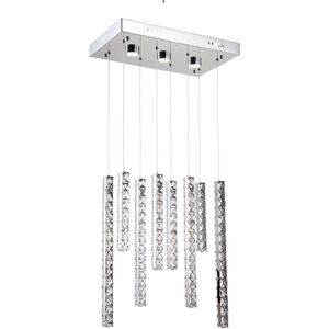 Norwood 11 Light 12 inch Chrome Multi-Pendant Ceiling Light