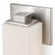 Capri 1 Light 6 inch Brushed Nickel Wall Sconce Wall Light, Luz Studio