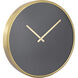 Onyx 16 X 16 inch Wall Clock