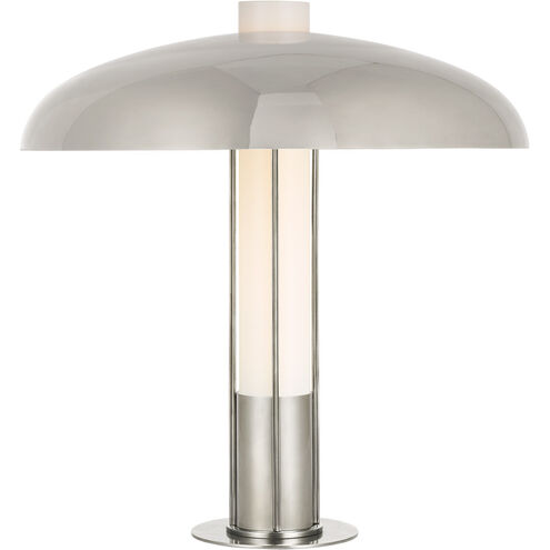 Kelly Wearstler Troye 19 inch 12 watt Polished Nickel Table Lamp Portable Light, Medium