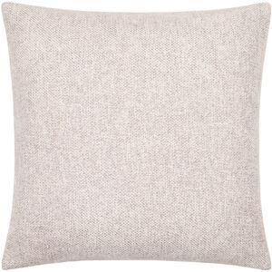 Sajani 22 X 22 inch Light Silver/Pale Pink/Ash Accent Pillow