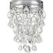 Calypso 1 Light 7.25 inch Polished Chrome Chandelier Ceiling Light